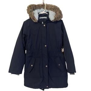 Members Mark Navy Hooded Parka‎ Jacket NWT XL Size 14/16